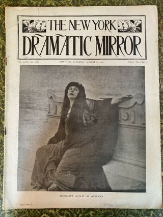 The York Dramatic Mirror Aug 20 1910 Lillian Russell,  D.  W.  Griffith Vaude