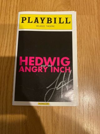 Hedwig And The Angry Inch Lena Hall Signed Playbill Autograph