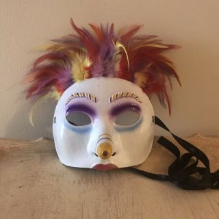 Cirque Du Soleil La Nouba Green Bird Mask Masquerade