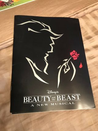 Disneys " Beauty And The Beast " On Broadway Souvenir Program