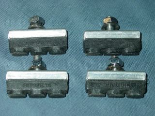 Vintage Shimano Dura - Ace 1st Gen 1970s Brake Pads Center - Pull Two - Pair
