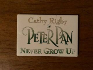 Peter Pan Broadway Musical Magnet Cathy Rigby