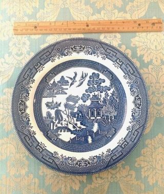 Blue Willow Churchill Dinner Plate 10 1/4”