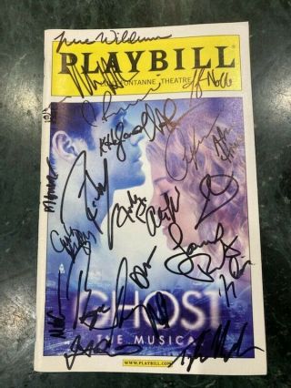 Ghost The Musical Signed Opening Night Broadway Playbill; Fleeshman And Levy
