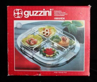 Vintage Guzzini Serving Chip And Dip Platter Design Stg Studio