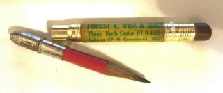 Vintage John Deere Bullet Pencil Wise & Sons,  Aultman Ohio