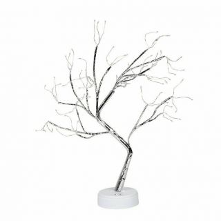 Silver Fairy Light Spirit Tree Sparkly Tree Led Copper Wire Garland Lamp