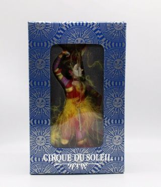 Authentic Cirque Du Soleil Colorful Feather Dancer Ornament 3