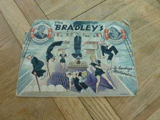 1930s Unique Hand Painted Theatre Lobby Card " The Bradley 