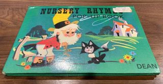 Vintage Nursery Rhymes Pop - Up Book - Dean & Son Ltd 1974
