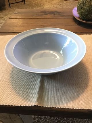 Vintage 8 3/4” Luray Pastels Blue Serving Bowl Taylor,  Smith & Taylor (ts&t)