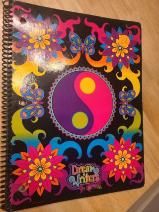 Vintage Lisa Frank Dream Writers Spiral Notebook Yin Yang