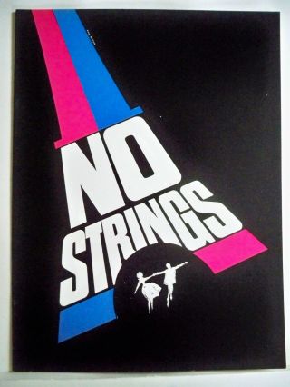 No Strings Souvenir Program Richard Kiley / Diahann Carroll Production Pics 1962