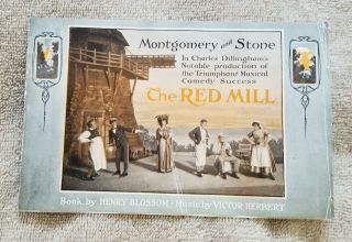 The Red Mill 1907 Montgomery & Stone Herald Promo Composer Victor Herbert