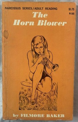 Narcissus Vintage Erotic Adult Paperback Book The Horn Blower Filmore Baker