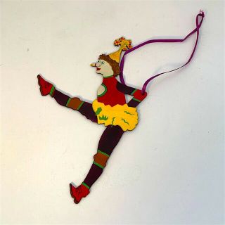 Judie Bomberger Die Cut Ornament “green Bird” Cirque Du Soleil,  La Nouba