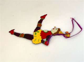Judie Bomberger Die Cut Ornament “Green Bird” Cirque Du Soleil,  La Nouba 3