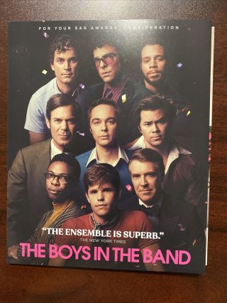 The Boys In The Band Promo Dvd Fyc Jim Parsons