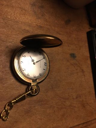 Vintage Andre Rivalle 17 Jewels Pocket Watch