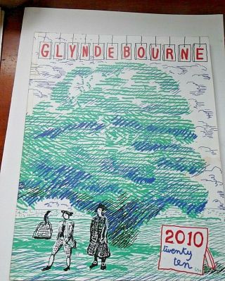 Glyndebourne Programme Book 2010 Cover David Hockney