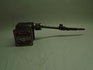 Vintage Starrett No.  657 Magnetic Push Off Base Indicator Holder