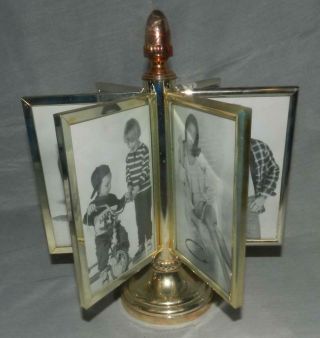 Vintage Royal Limited Revolving Photo Carousel Holds 12 - 4 " X 6 " Photos