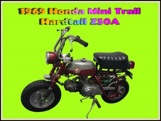 Vintage 1969 Honda Mini Trail Minitrail Z50a Z50 A Mini Dirt Bike