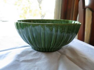 Haeger Green Oval Pottery Planter