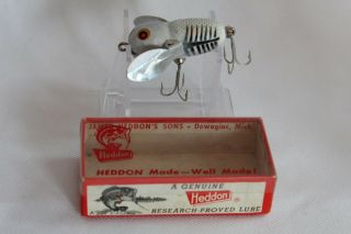 Vintage Fishing Lure Heddon " Tiny Crazy Crawler " 320 - Xrs - W/box