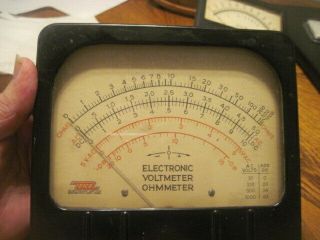Up For Is Vintage Electtonic Voltmeter Ohmmeterit Is 7 Inches Wide