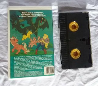 Vintage My Little Pony Escape from Catrina 1984 VHS tape fair 2