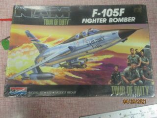 Vintage Monogram 1/72 5450 F - 105f Nam Tour Of Duty.
