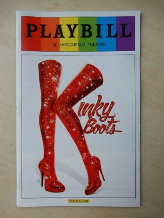 June 2014 - Al Hirschfeld Theatre Playbill - Kinky Boots - Billy Porter