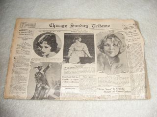 Vintage 1929 Newspaper Theatre Drama Mae West Dolores Costello Marilyn Miller