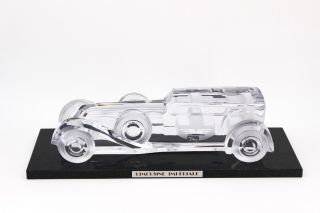 Daum Crystal Car " Limousine Imperial " With Marble Base