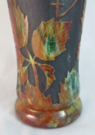 c1908 DAUM NANCY Carved Cameo Art Glass 13 