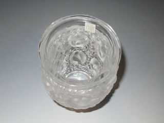 Lalique French Crystal Bagatelle Vase (w/ Sticker) w/ Light Box 3