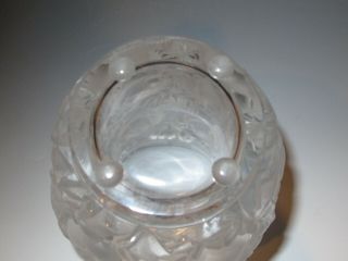 Lalique French Crystal Bagatelle Vase (w/ Sticker) w/ Light Box 5
