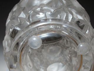 Lalique French Crystal Bagatelle Vase (w/ Sticker) w/ Light Box 6