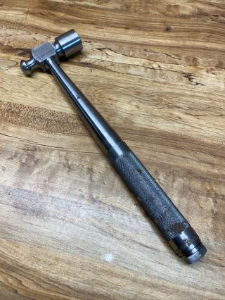 Vintage Hand Crafted Machined Hammer 12 1/2 " Long 3 " Wide