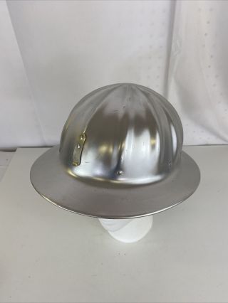 Vintage Superlite Fibre Metal Aluminum Full Brim Hard Hat