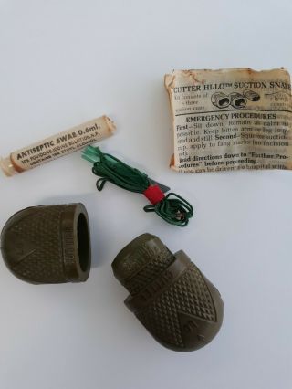 Vintage Cutter Snake Bite Emergency Kit Retro Survival Outdoor Camping