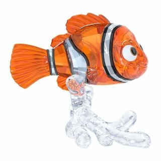 Swarovski Crystal Disney Finding " Nemo " Rare/retired 5252051 Post