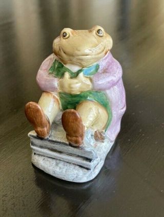 Beatrix Potter Figurine Mr.  Jackson Toad Warne Beswick England 1974 Bp3b