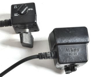 Vtg Nikon SC - 29 TTL Remote Coiled Cord Flash Synch Cable Extension 2
