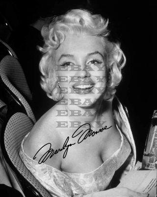 Marilyn Monroe Vintage Autographed Signed 8x10 Photo Reprint