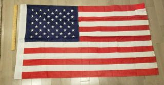 Vintage Usa Us American Flag,  / - 50 " X 29 "