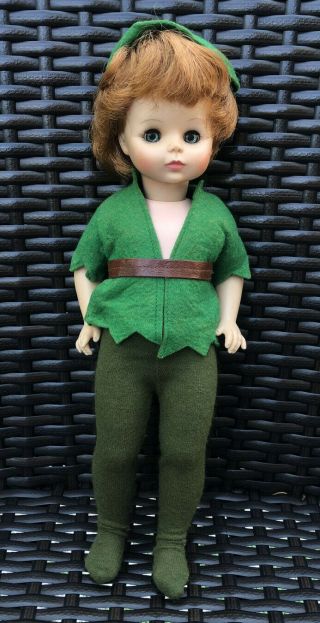 Vintage Madame Alexander Walt Disney Peter Pan Doll 1969 14 " W/ Hangtag