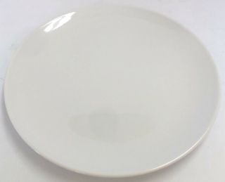 Ikea Glossy White Round 155 - 41 Dinner Plates No Trim Made In Portugal 10.  25”