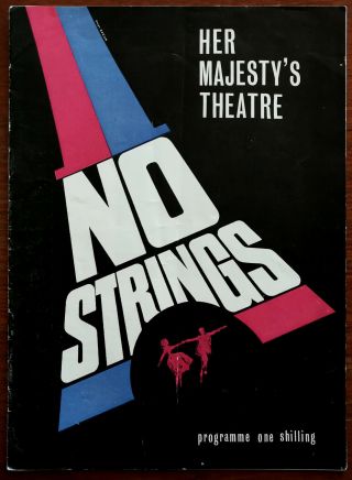 No Strings With Art Lund & Beverly Todd,  Her Majesty’s Theatre Programme 1963
